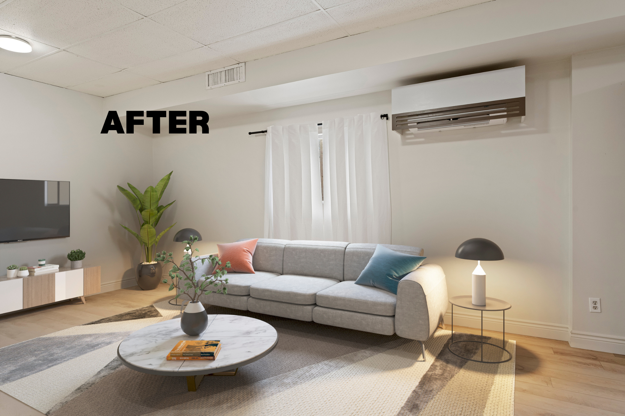 Mini Split Cover - Soft White (Commercial)